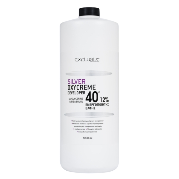EXCLUSIVE oxycream SILVER 12%, 40 vol. 1000 ml